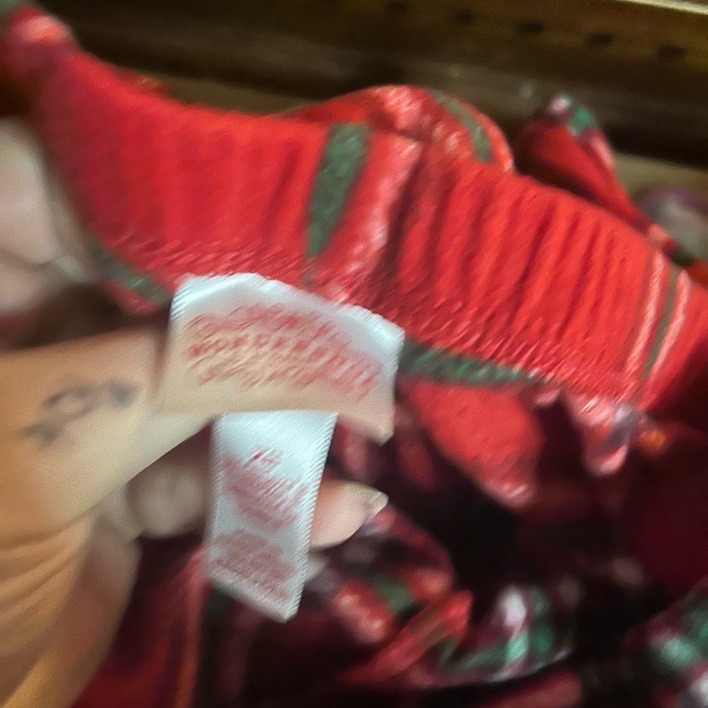 Red Plaid Pajama Pants - Picture 2 of 2